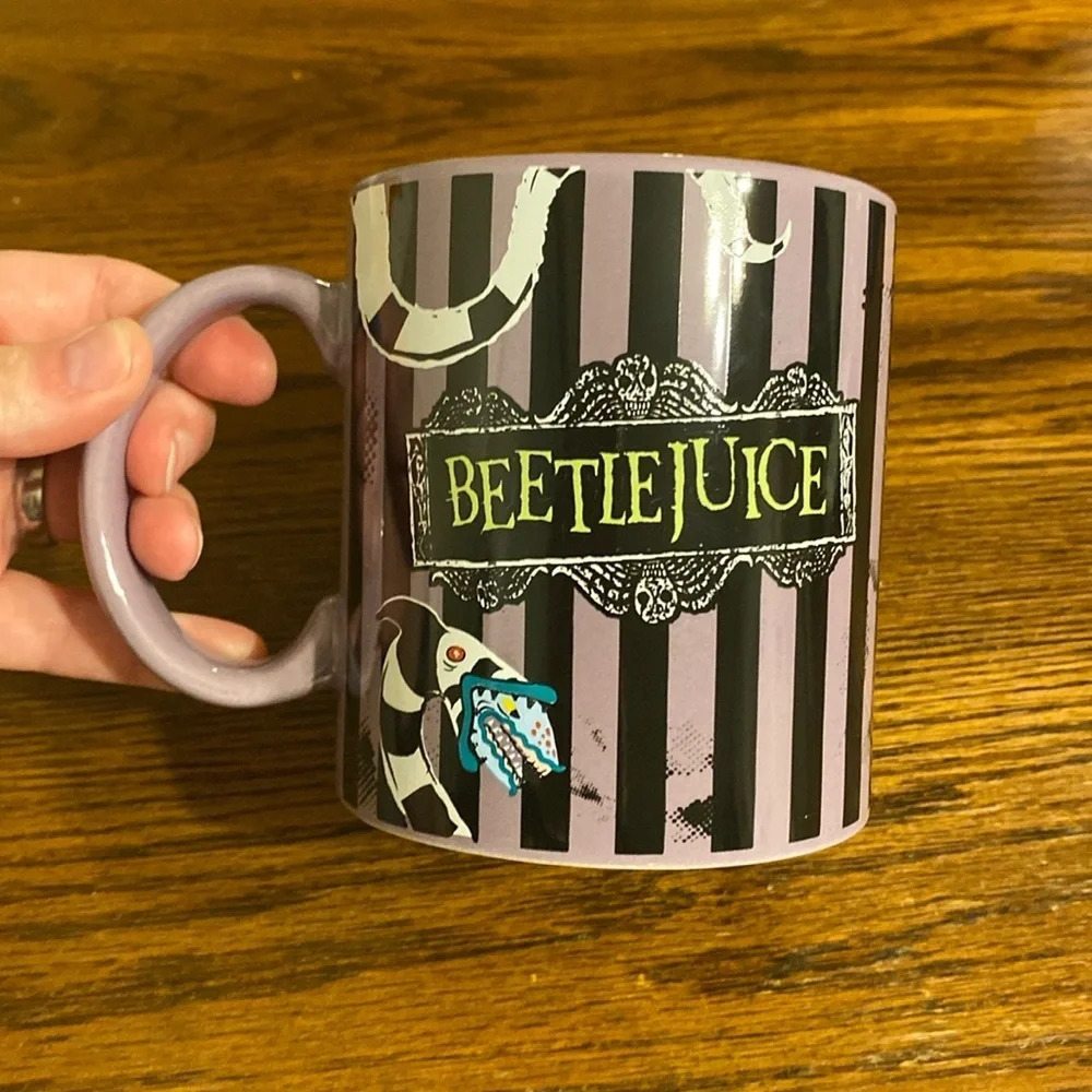 Warner Bros Beetlejuice Sandworm Wrap Around Ceramic Mug Microwave Safe